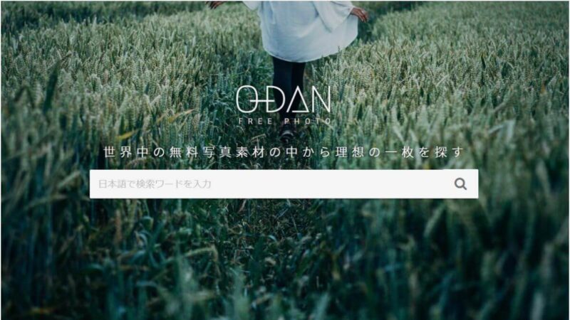 O－DAN(オーダン)の検索画面 